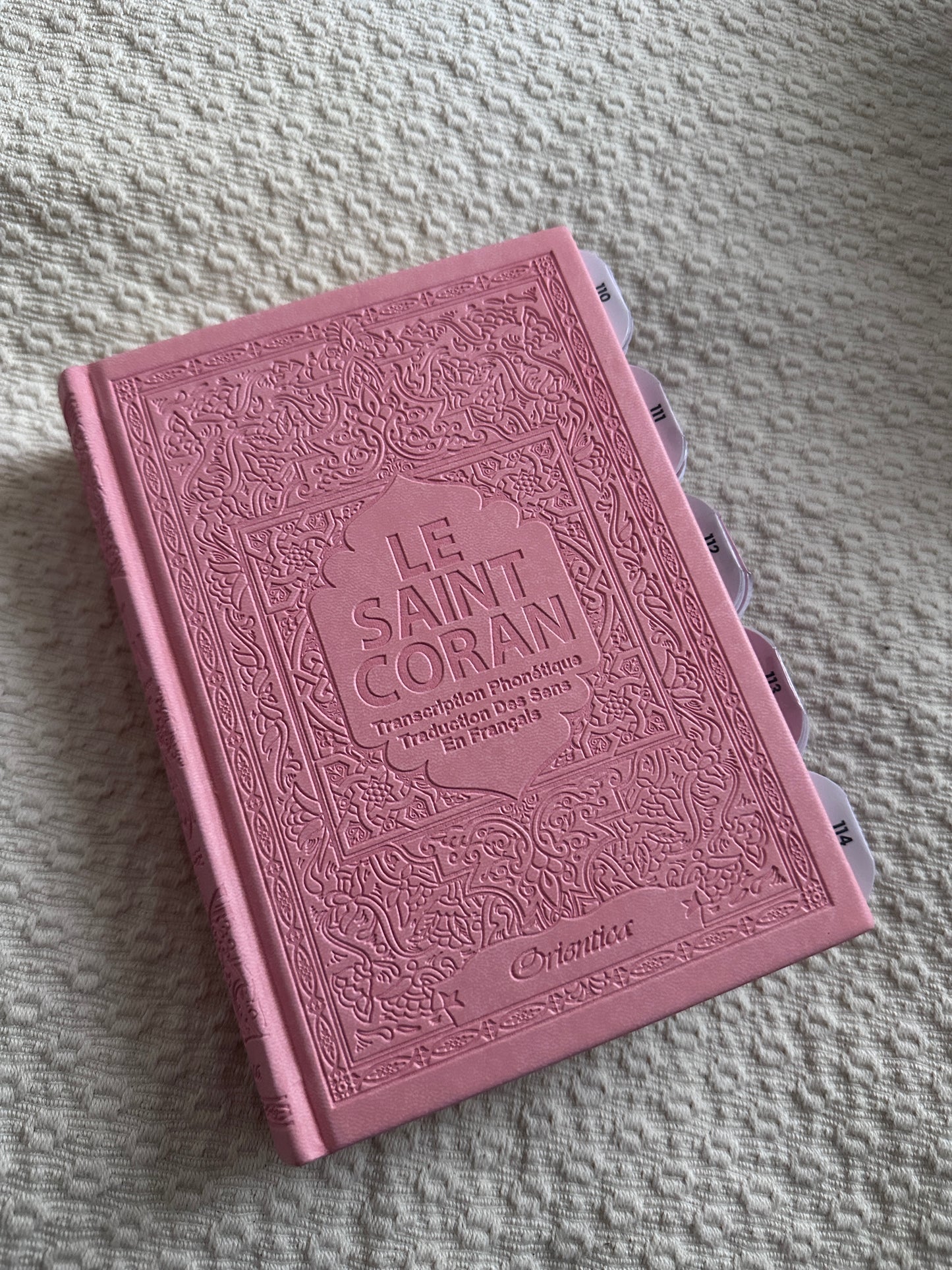 Coran Rose Premium. 114 onglets.