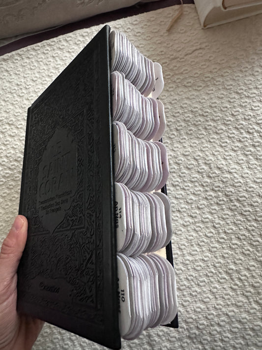 Coran Noir Premium. 114 onglets