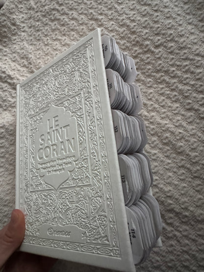 Coran Blanc Premium. 114 onglets.