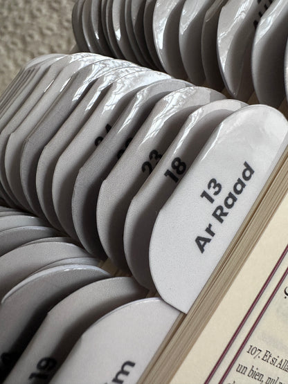 Coran Blanc Premium. 114 onglets.