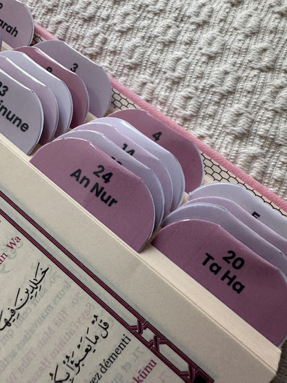 Coran Rose Premium. 114 onglets.