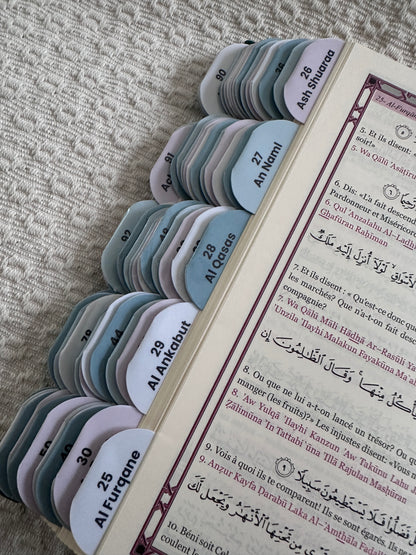 Coran Blanc Premium. 114 onglets.