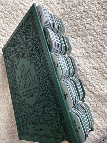 Coran Vert Premium. 114 onglets.