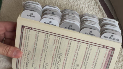 Coran Blanc Premium. 114 onglets.